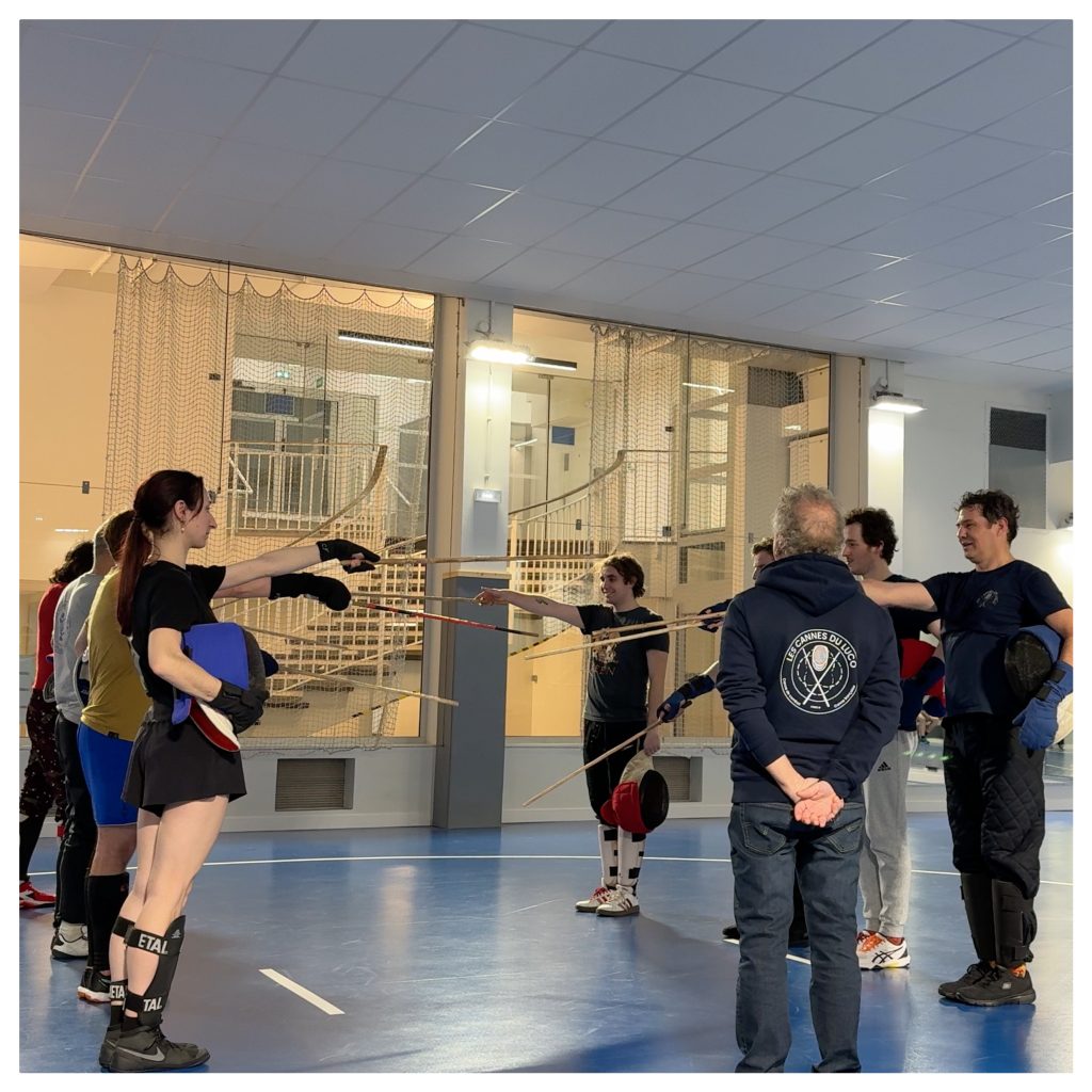 Canne de combat - assauts équipe